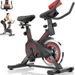Bicicleta Ergométrica Bike Spinning – Bike Treino em Casa, Academia, Exercícios Cardio e Emagrecimento, Design Confortável e Ajustável, Vertical Silenciosa +100kg