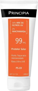 Protetor Solar Corporal Principia 36,5% Mix de Filtros UV + 2% Niacinamida FPS 99 PS-03